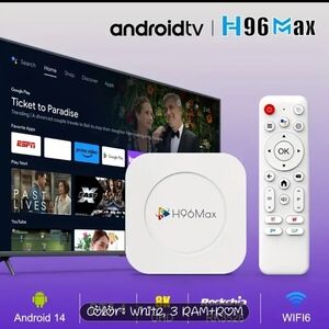 H96 Max Android TV Box with Remote